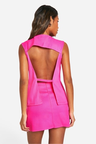 Minijupe taille haute - Rose