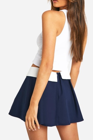 Jupe patineuse - Bleu marine