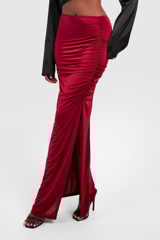 Saia comprida - Vermelho