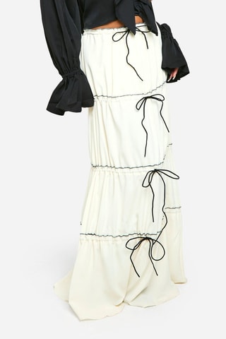 Saia comprida - Creme