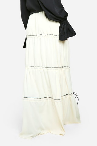 Saia comprida - Creme