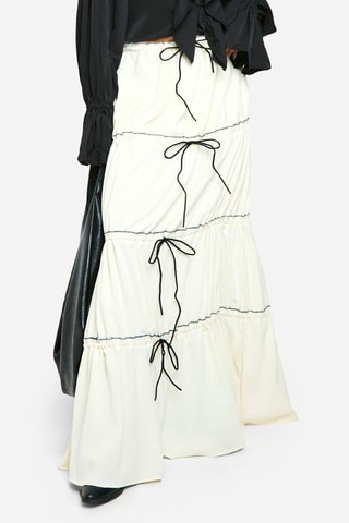 Saia comprida - Creme