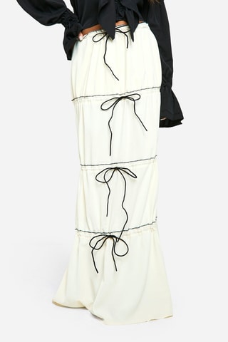 Saia comprida - Creme