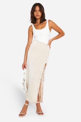 Jupe midi - Champagne