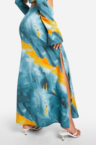 Saia comprida - Azul