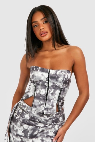 Minissaia tie and dye - Cinzento