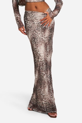 Saia comprida - Castanho