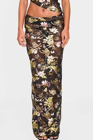 Saia comprida - Preto