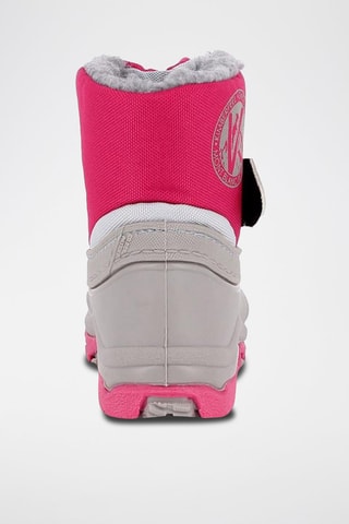 Botas de nieve Abby - Gris y fucsia