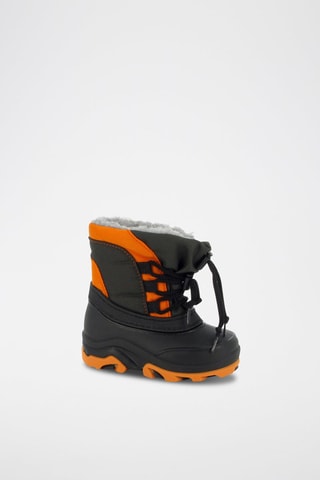 Snowboots Tyfen Zwart en Oranje