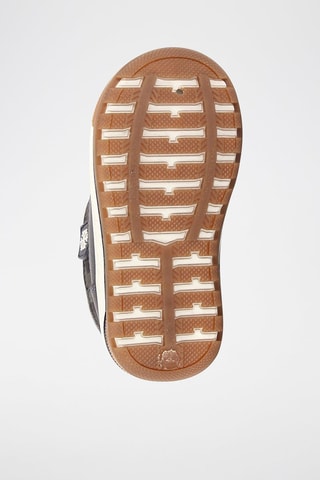 Botas de nieve Thais - Negro y caqui