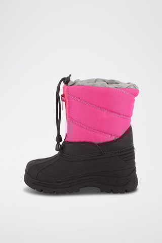 Botas de nieve Iglou - Negro y rosa