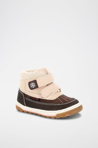 Botas de nieve Thais - Rosa y marrón