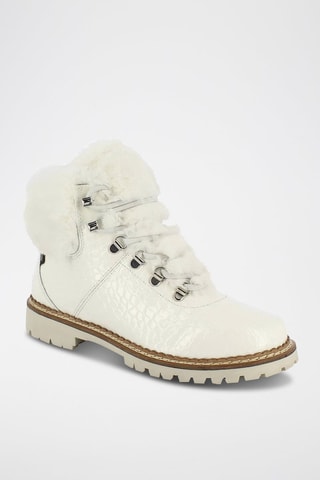 Botines con brillo Vicky - Blanco