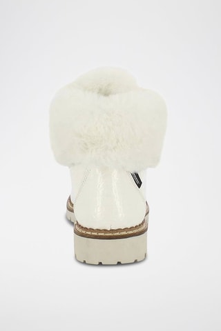 Botines con brillo Vicky - Blanco