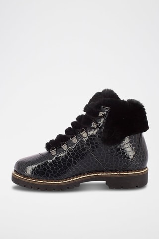 Botines con brillo Vicky - Negro