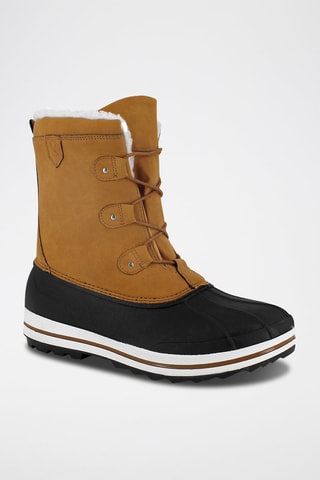 Botines Hugo - Marrón y negro