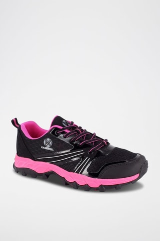 Zapatillas outdoor Cory - Negro y fucsia
