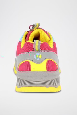 Zapatillas outdoor Lilian - Rosa y azul