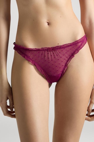 2 perizomi Elias  - Nero e bordeaux