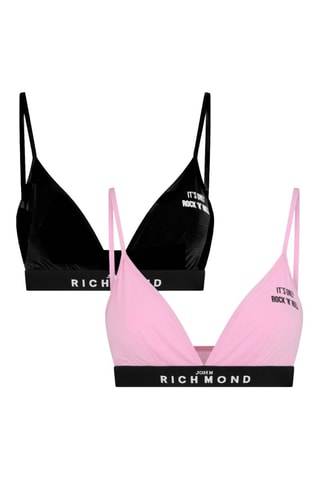 2 reggiseni Demenhim Bis  - Nero e rosa