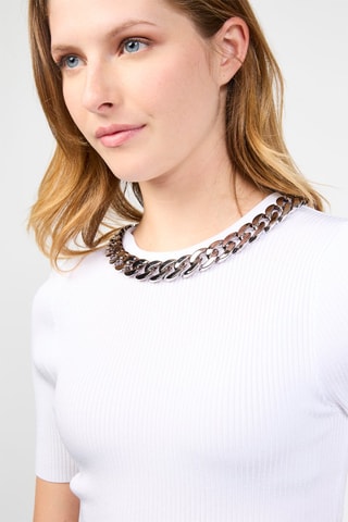 Crop top Erfurt  - Bianco