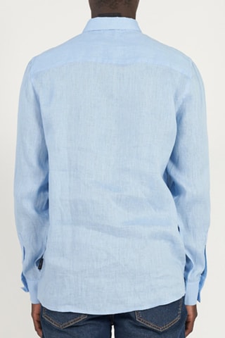 Camicia in lino Radinio - Celeste