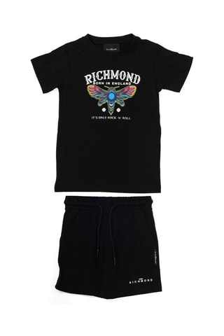 T-shirt e bermuda Rasom - Nero