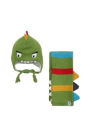 Bonnet et écharpe - Vert