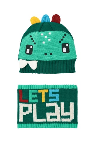 Bonnet et snood - Vert