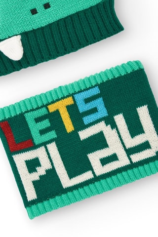 Bonnet et snood - Vert