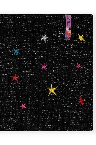 Bonnet à pompon et snood - Noir