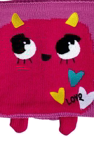 Bonnet et snood - Rose