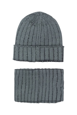 Muts en colsjaal - Grijs