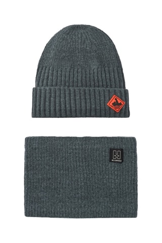 Muts en colsjaal - Grijs