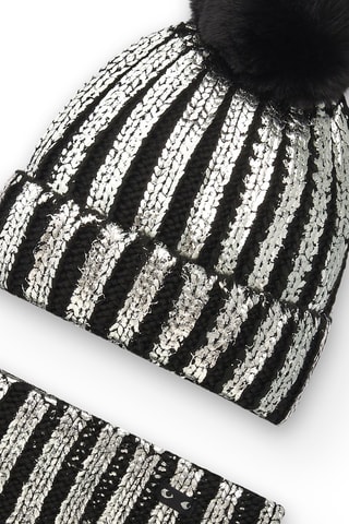 Bonnet et snood - Noir