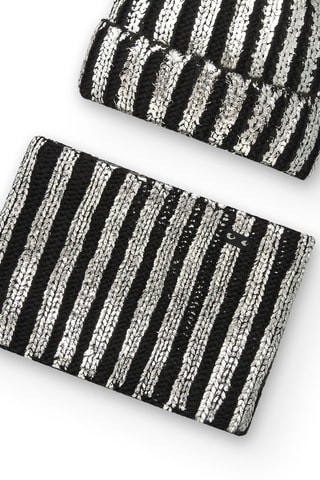 Bonnet et snood - Noir