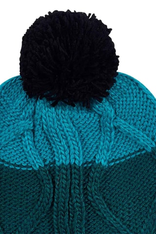 Bonnet à pompon et snood - Vert