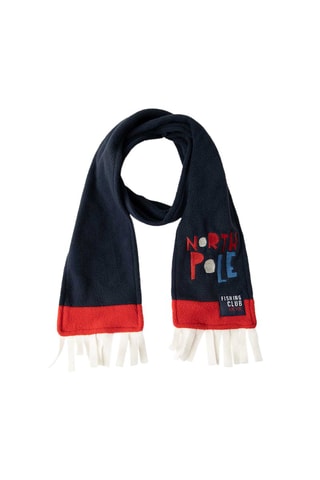 Bonnet et écharpe - Bleu marine