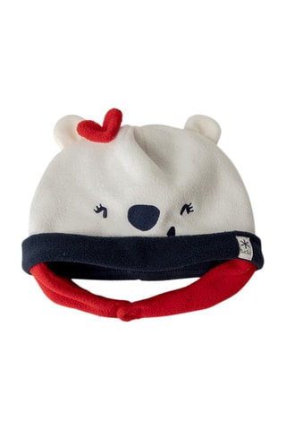 Bonnet et écharpe - Blanc