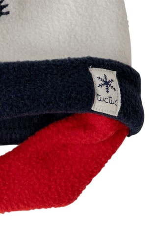 Bonnet et écharpe - Blanc