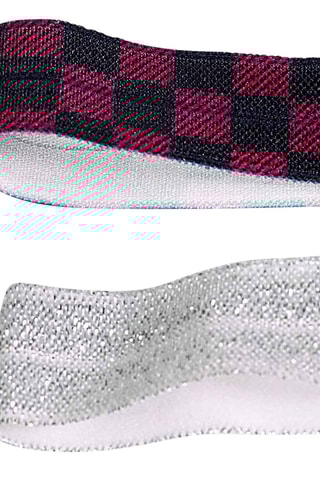 5 Geknoopte Scrunchies - Zilverkleurig