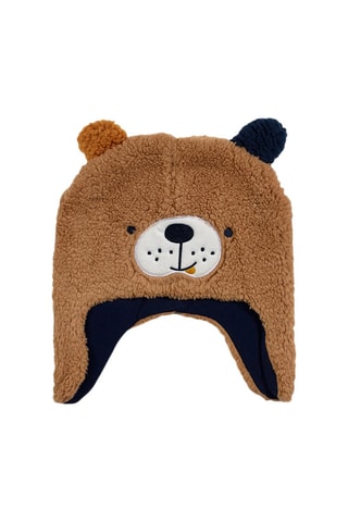 Bonnet aviateur à oreilles - Marron