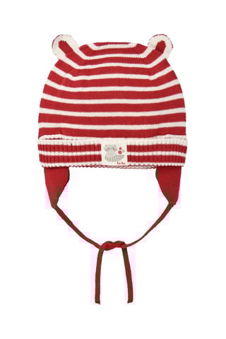 Muts met oortjes - Rood