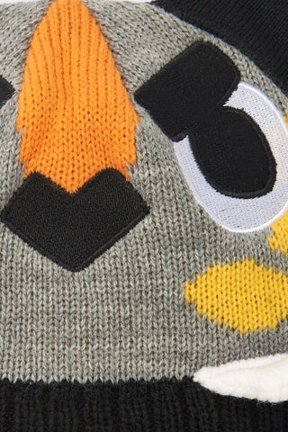 Muts met oortjes - Grijs