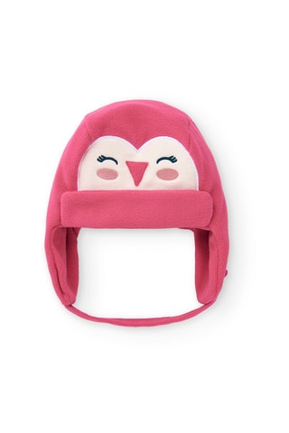 Bonnet aviateur polaire - Rose