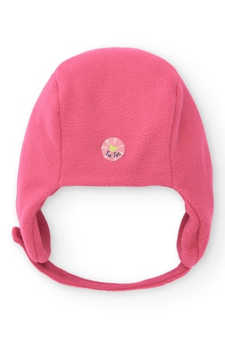 Bonnet aviateur polaire - Rose