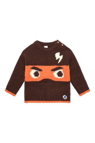 Trui - Bruin en Rood