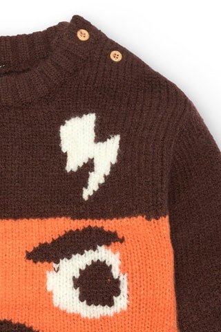 Trui - Bruin en Rood