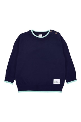 Trui Paradiso - Marineblauw